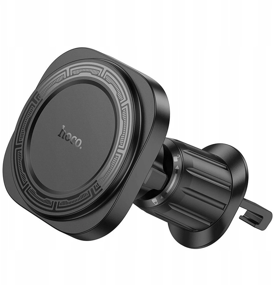 Automobilinis universalus telefono laikiklis Hoco H28 (MagSafe) tvirtinamas ant ventiliacijos grotelių, magnetinis, juodas