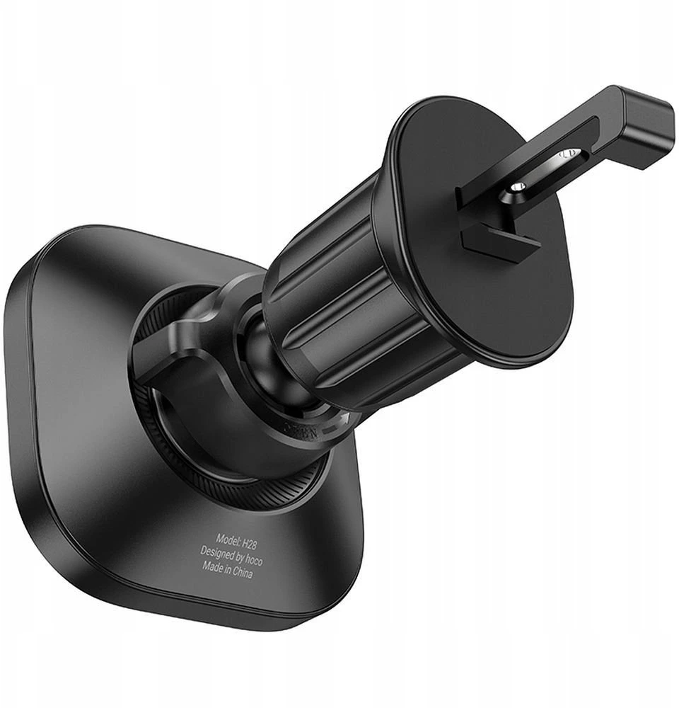 Automobilinis universalus telefono laikiklis Hoco H28 (MagSafe) tvirtinamas ant ventiliacijos grotelių, magnetinis, juodas