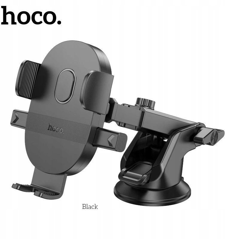 Automobilinis telefono laikiklis Hoco H19 (dashboard/windshield) juodas