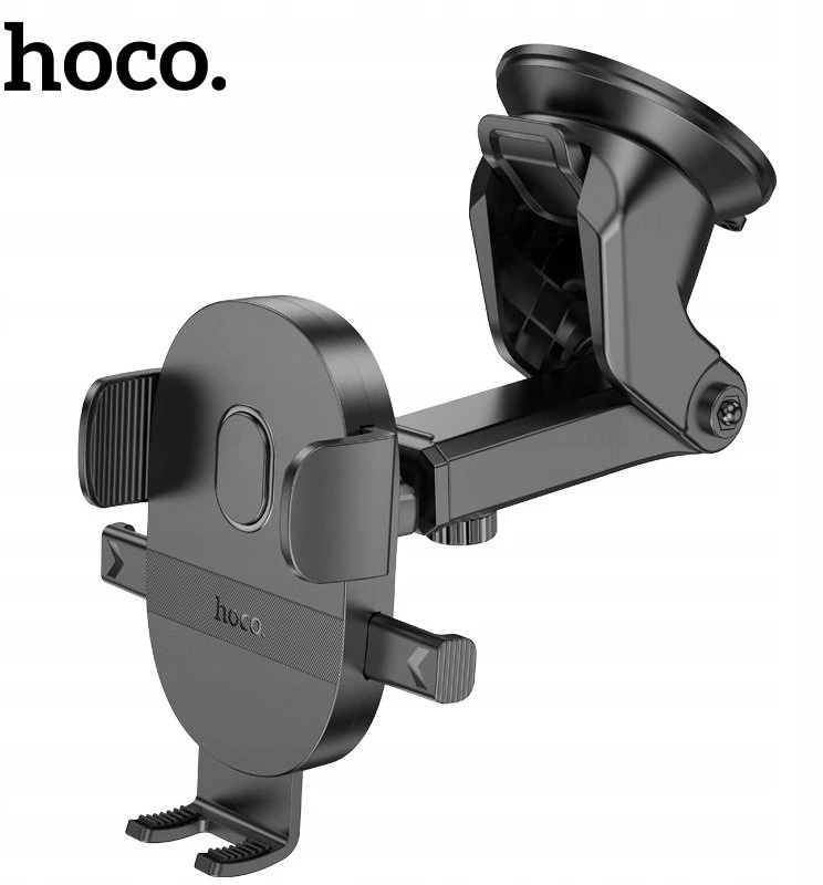 Automobilinis telefono laikiklis Hoco H19 (dashboard/windshield) juodas