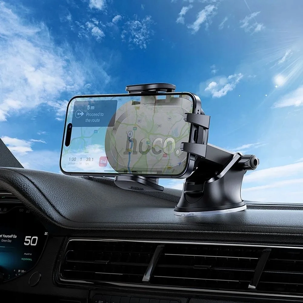 Car phone holder Hoco dashboard H54 juodas