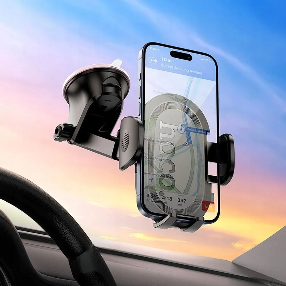 Car phone holder Hoco dashboard H54 juodas