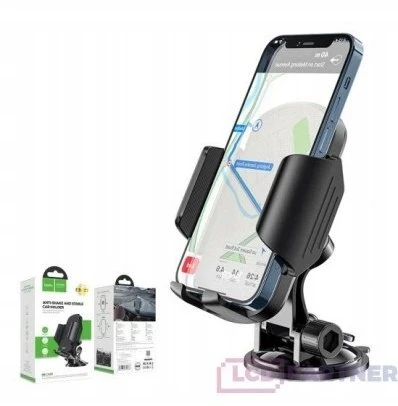 Automobilinis telefono laikiklis Hoco CA82 juodas