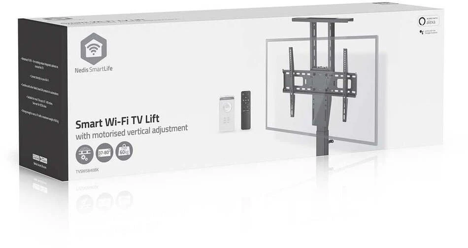 Nedis TVSM5840BK laikiklis televizoriams 2,03 m (80'') Juodas