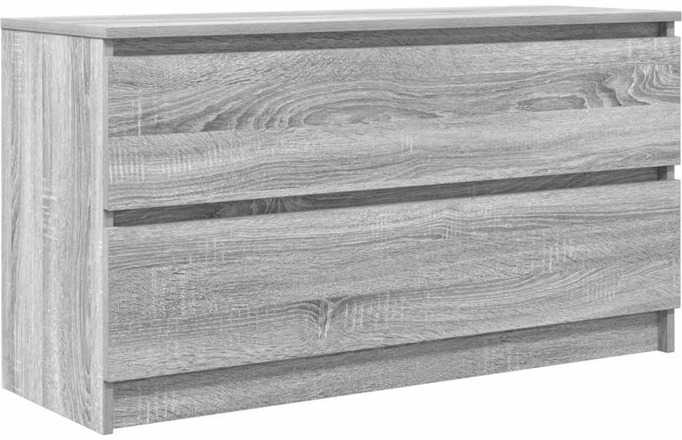 TV staliukas Televizoriaus spintelė, pilka ąžuolo, 100x35x55cm, mediena