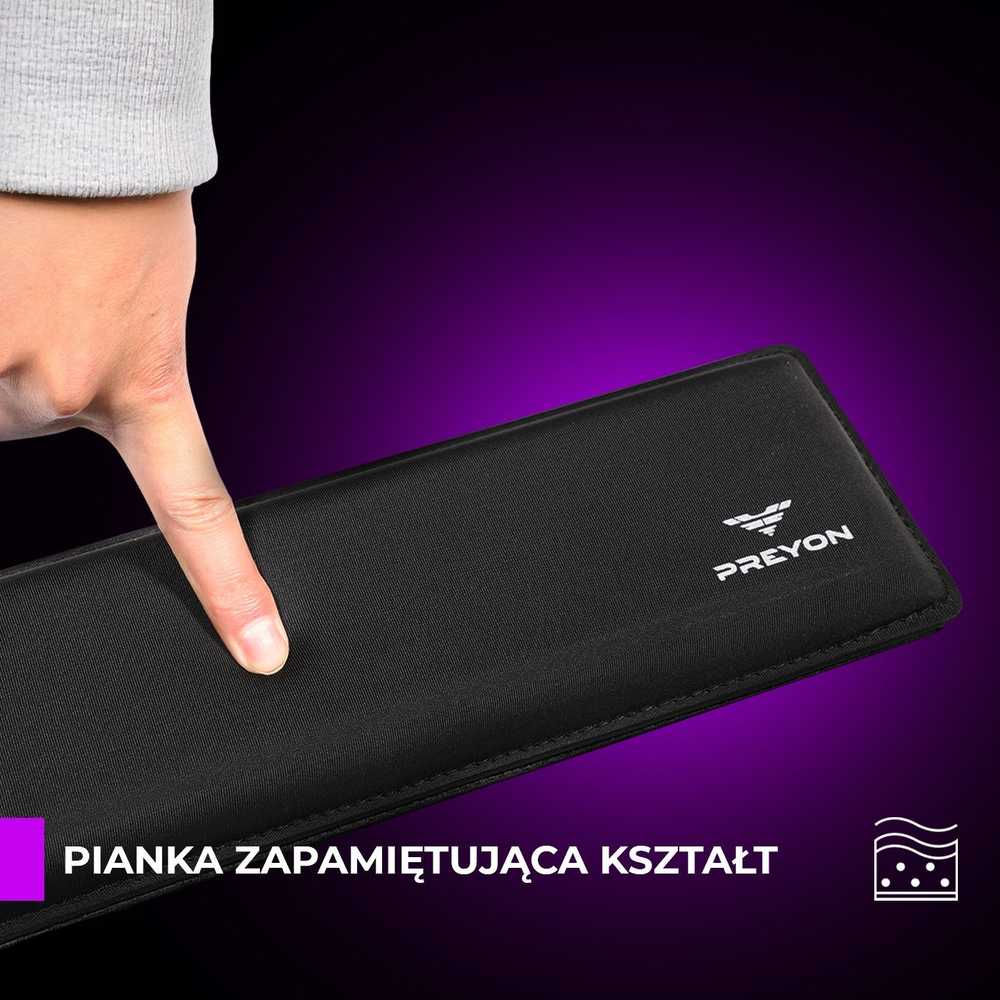 Klaviatūra PREYON Kilimėlis pod nadgarstki Falcon Soft Full Size (PGW43)