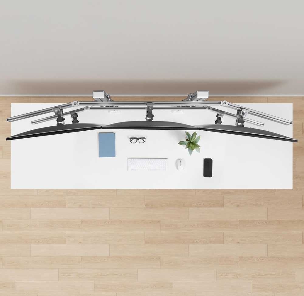 StarTech laikiklis 6 monitoriams 17''–32'' ant stalo su skersine juosta (6-MONITORIUS-ARM-A)