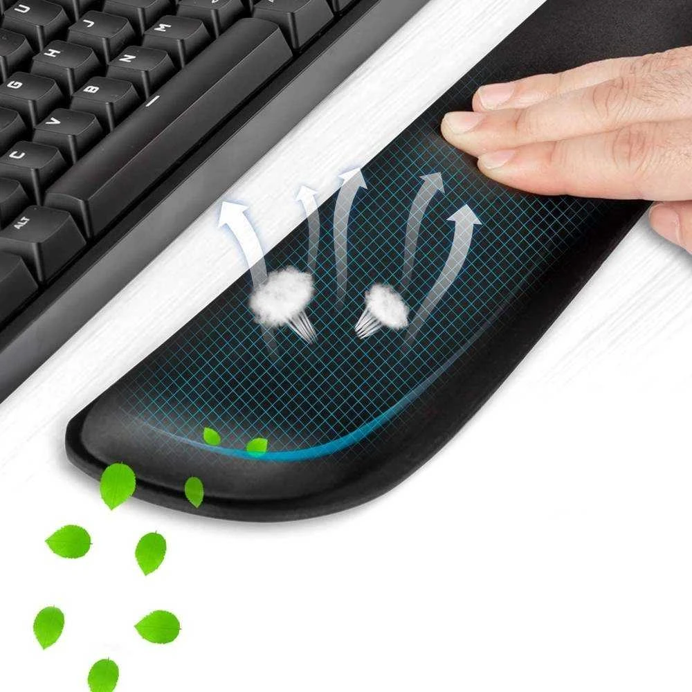Laikiklis Strado Ergonomiškų gelio pagalvėlių rinkinys - 3 vnt (juodas)