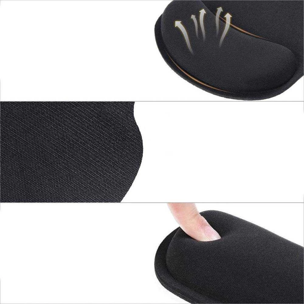 Laikiklis Strado Ergonomiškų gelio pagalvėlių rinkinys - 3 vnt (juodas)