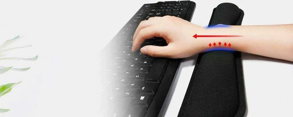Laikiklis Strado Ergonomiškų gelio pagalvėlių rinkinys - 3 vnt (juodas)