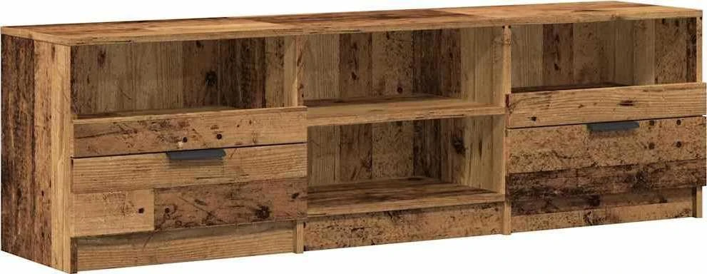 TV staliukas televizoriaus spintelė Old Wood 150x33,5x45 cm Engineered Wood