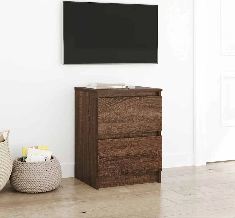 TV staliukas Televizoriaus spintelė, ruda ąžuolo, 40x35x54cm, mediena