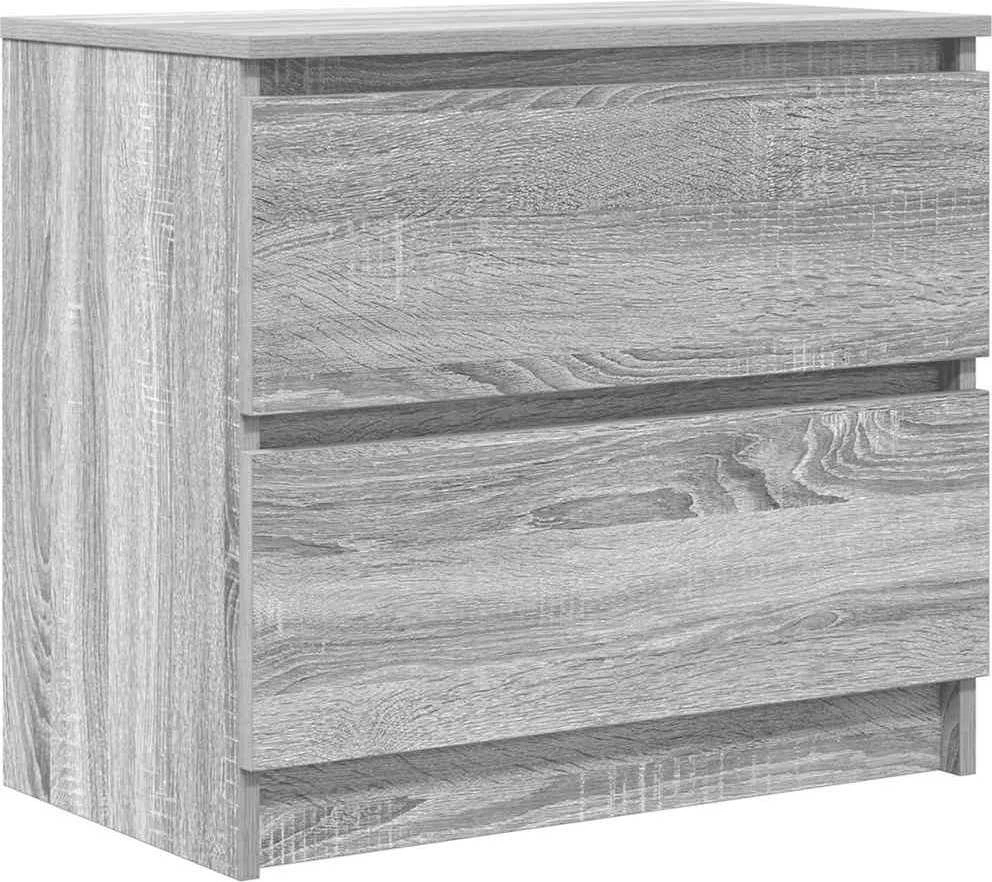 TV staliukas Televizoriaus spintelė, pilka ąžuolo, 60x35x54 cm, mediena