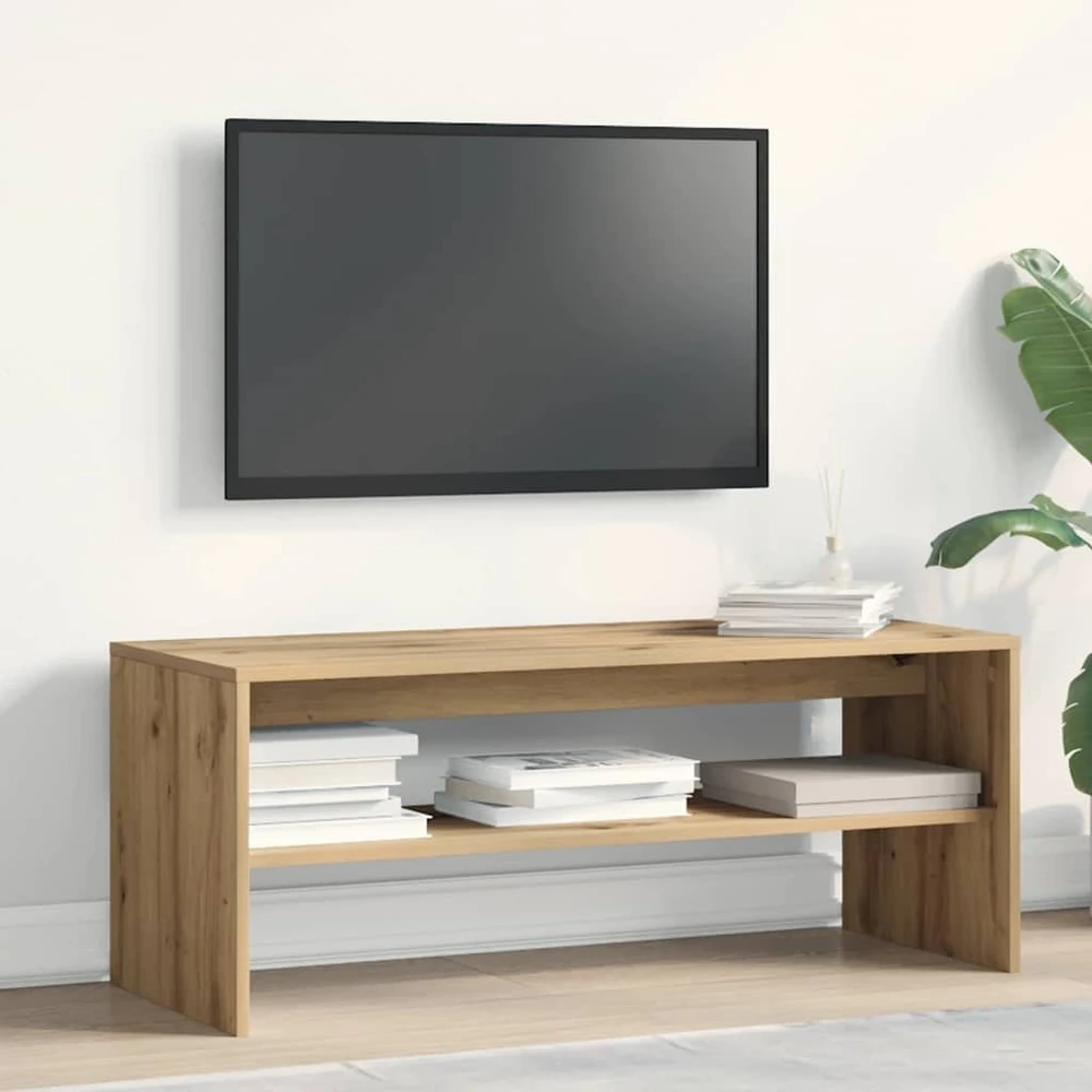 TV staliukas Televizoriaus spintelė, artisano ąžuolo, 100x40x40cm, mediena