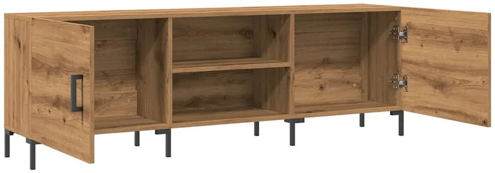 TV staliukas Televizoriaus spintelė, artisano ąžuolo, 150x30x50cm, mediena