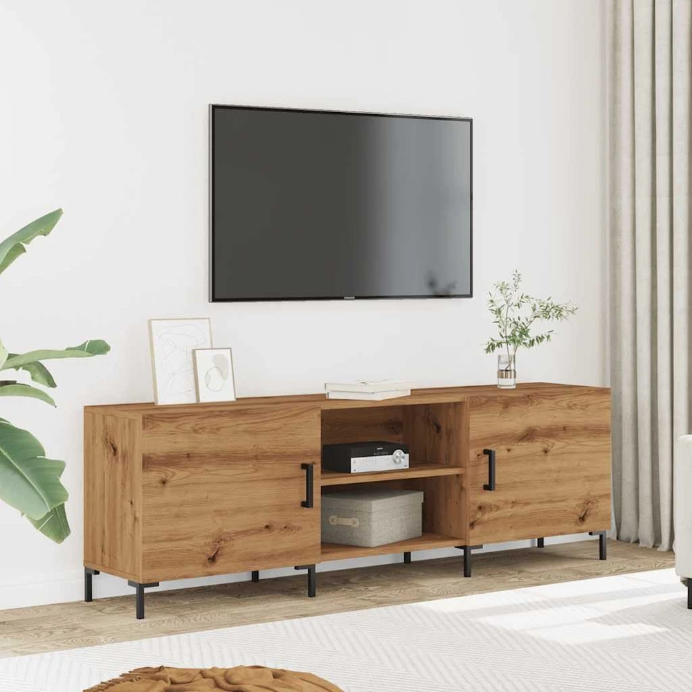TV staliukas Televizoriaus spintelė, artisano ąžuolo, 150x30x50cm, mediena