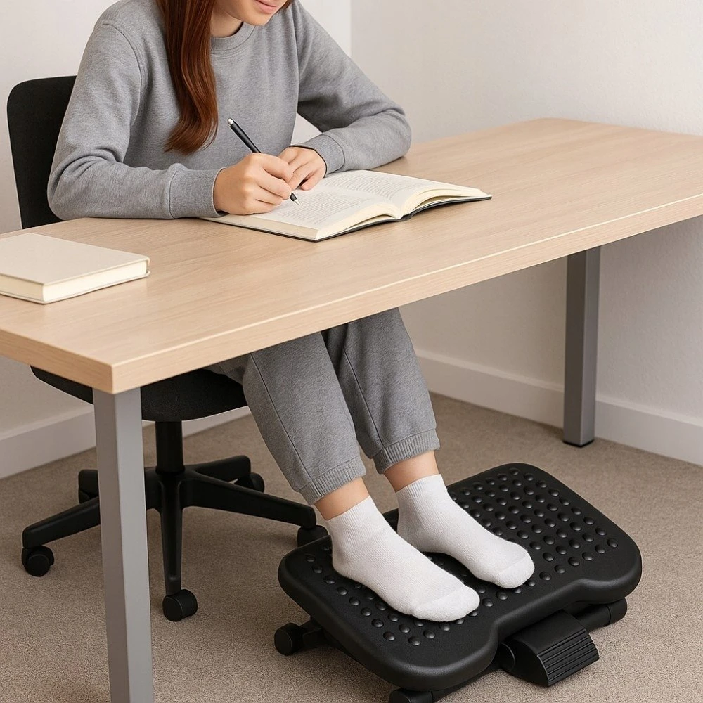 Laikiklis Techly Ergonominis biuro pakojis, reguliuojamas aukštis ir pasvirimas
