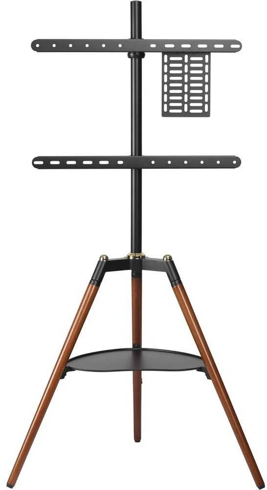 Laikiklis Techly TV trikojis stovas 32-65'' iki 32kg reguliuojamas su medine lentyna