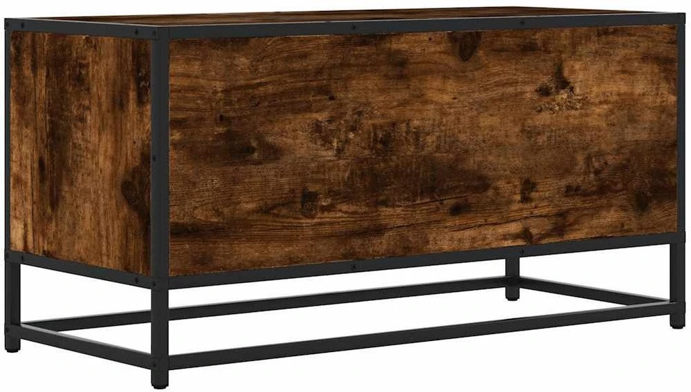 TV staliukas Televizoriaus spintelė, dūminė, 80x34,5x40cm, mediena/metalas