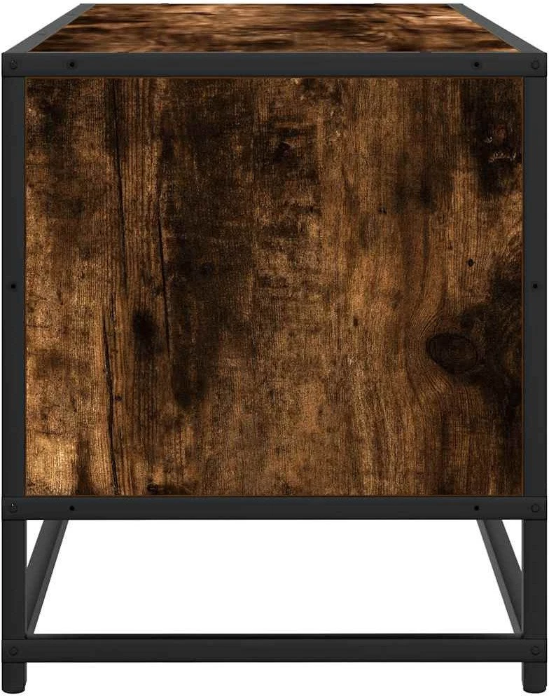 TV staliukas Televizoriaus spintelė, dūminė, 80x34,5x40cm, mediena/metalas