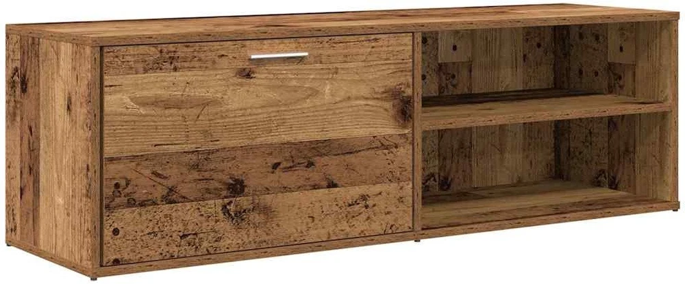 TV staliukas televizoriaus spintelė Old Wood 120x34x37 cm Engineered Wood