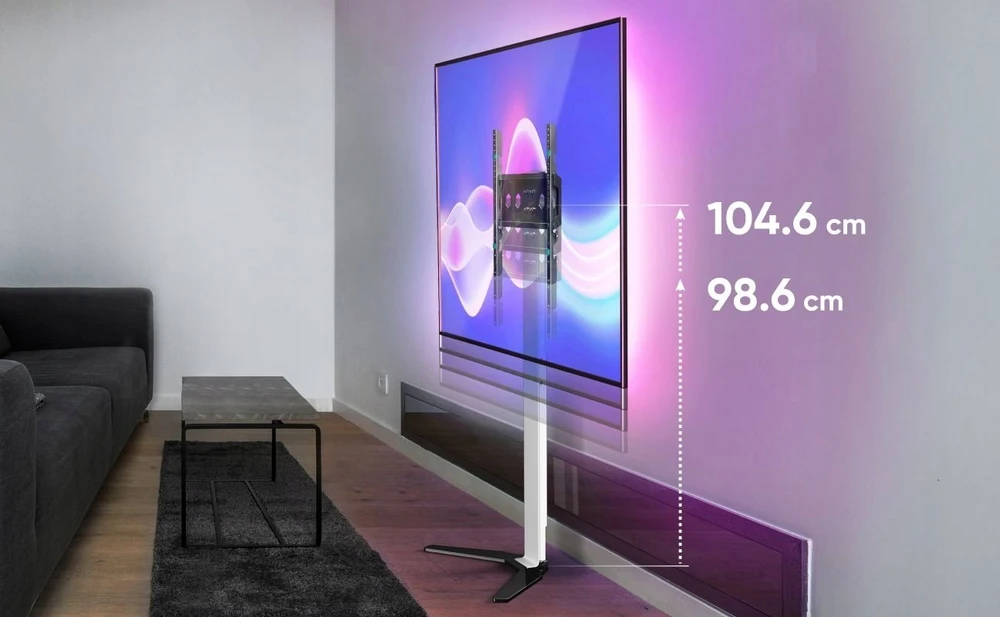 Laikiklis Onkron TV SET ACC FLOOR STAND /26-65''/Baltas TS1140-W ONKRON