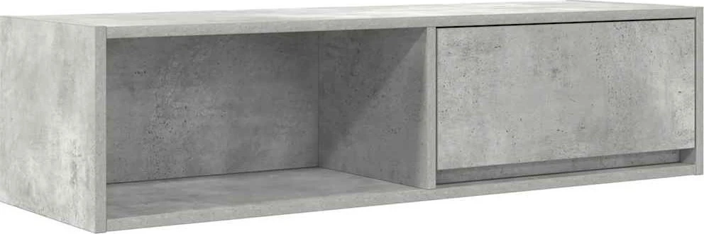 TV staliukas Televizoriaus spintelė, betono, 100x31x25,5cm, apdirbta mediena