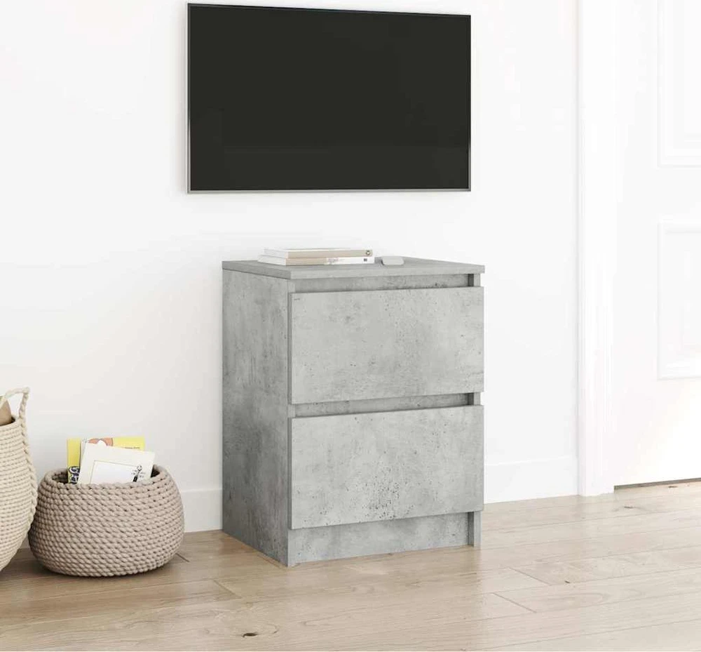 TV staliukas Televizoriaus spintelė, betono pilka, 40x35x54cm, mediena
