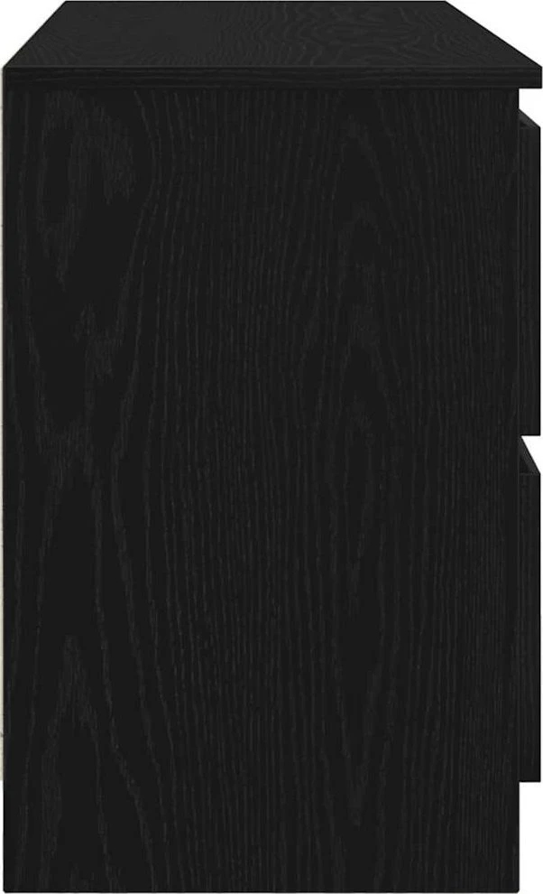 TV staliukas Televizoriaus spintelė, juodos spalvos, 100x35x54 cm, mediena