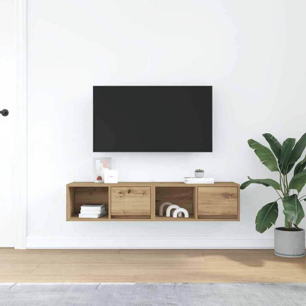 TV staliukas Televizoriaus spintelės, 2vnt., artisano, 60x31x25,5cm, mediena