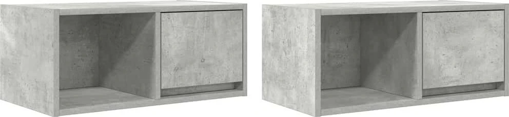 TV staliukas Televizoriaus spintelės, 2vnt., 60x31x25,5 cm, mediena