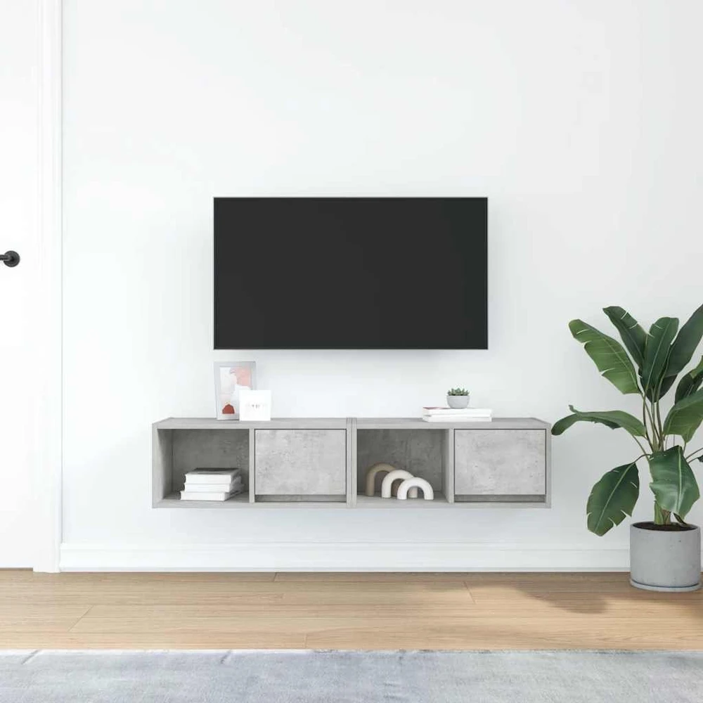 TV staliukas Televizoriaus spintelės, 2vnt., 60x31x25,5 cm, mediena