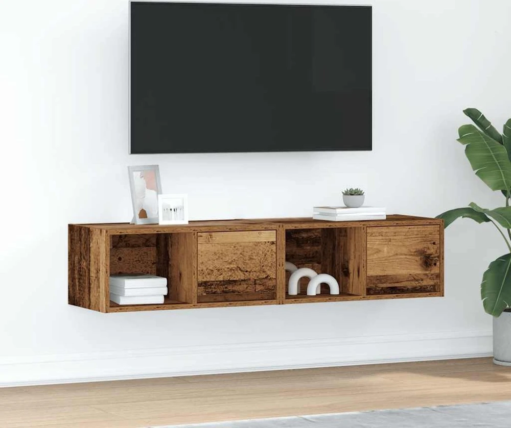TV staliukas Televizoriaus spintelės, 2vnt., medienos, 60x31x25,5cm, mediena