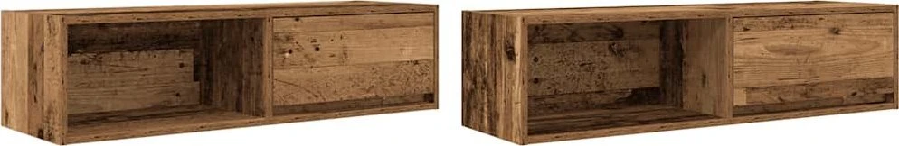 TV staliukas Televizoriaus spintelės, 2vnt., medienos 100x31x25,5cm, mediena