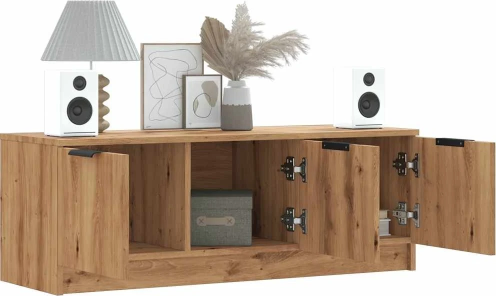 TV staliukas Televizoriaus spintelė, artisano ąžuolo, 102x35x36,5cm, mediena