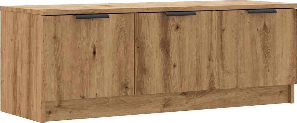 TV staliukas Televizoriaus spintelė, artisano ąžuolo, 102x35x36,5cm, mediena