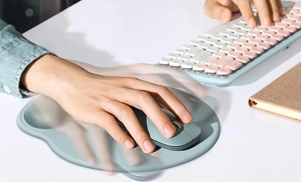 Laikiklis Ugreen Ergonomiczna pelės kilimėlis UGREEN LP668 (žalia)