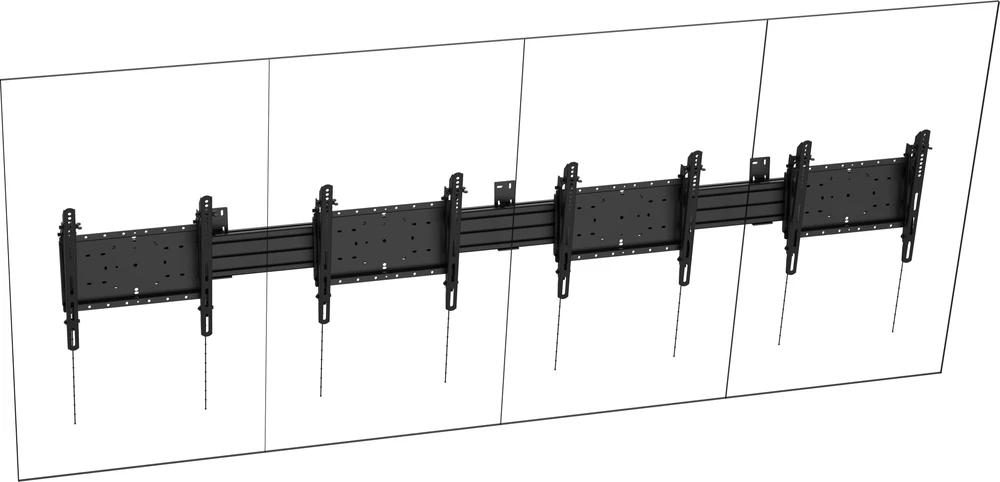 Laikiklis Vision na 3 monitory do 55'' VFM-MNU/P4X55 (VFM-MNU/P4X55)