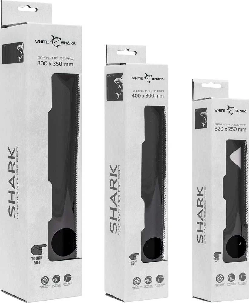 Didelis pelės kilimėlis žaidimams White Shark XL, 800x350x3mm