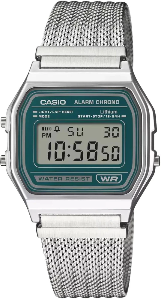 Laikrodis Casio Collection Vintage CASIO VINTAGE ICONIC - Žalias A158WEM-3EF