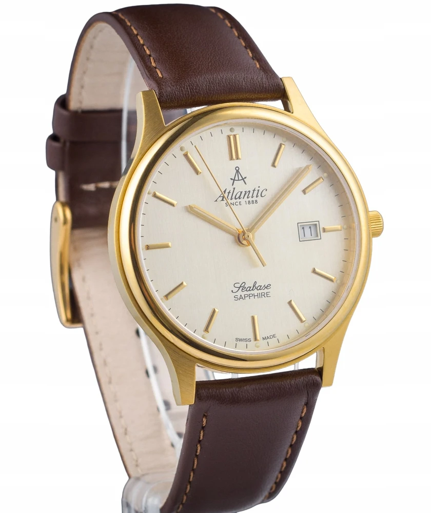 Laikrodis Atlantic Vyrams Seabase + dėžutė (60343.45.31)