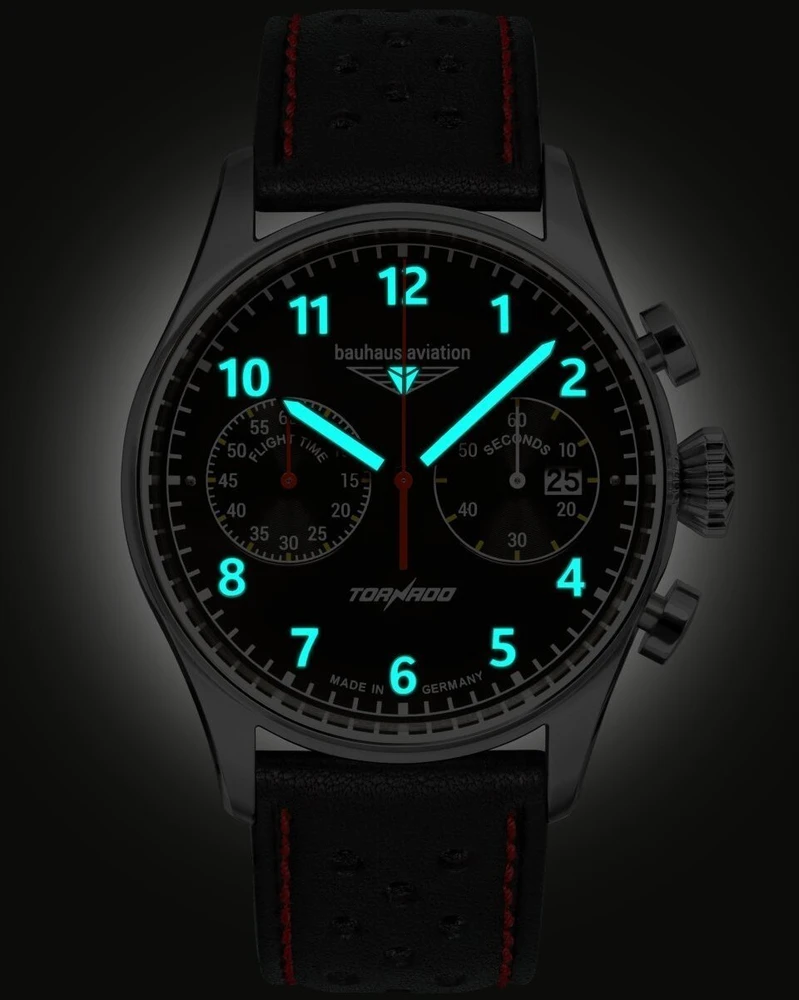 Bauhaus Aviation Tornado laikrodis, 42 mm