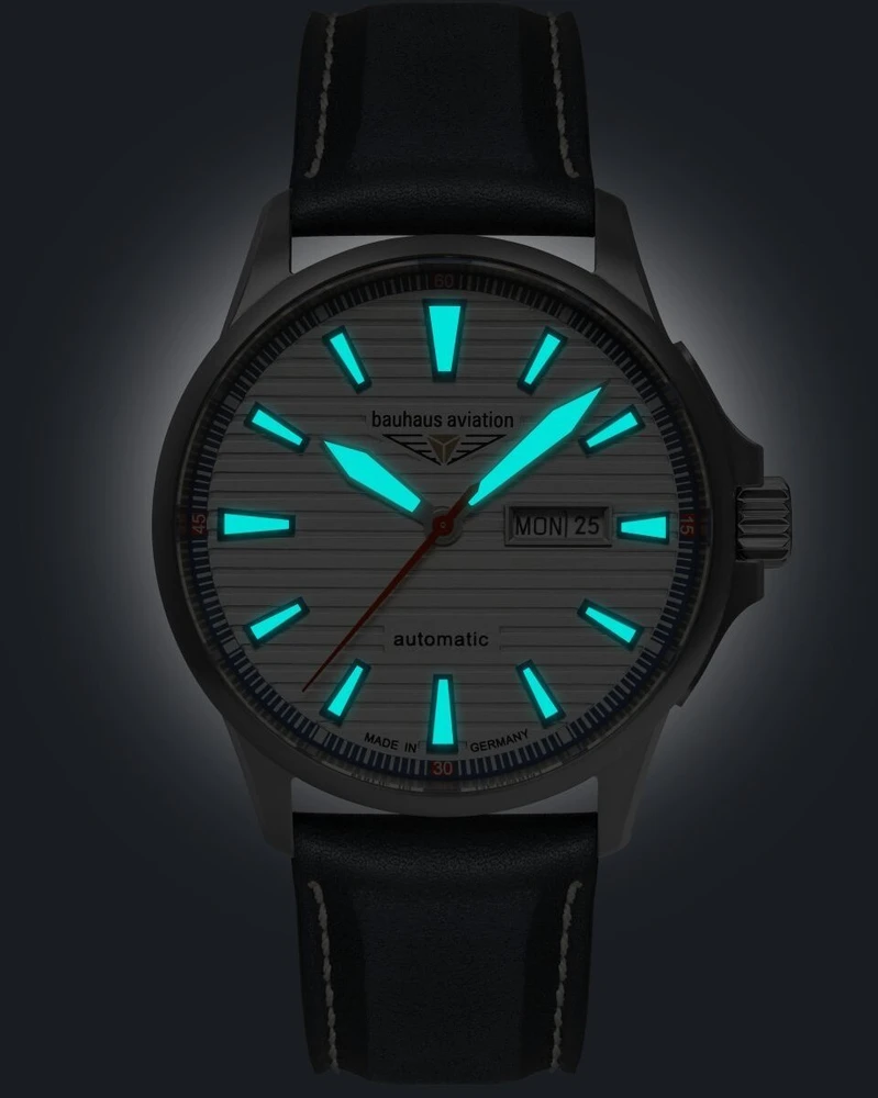 Laikrodis Bauhaus Aviation Titanium 28621, 42mm