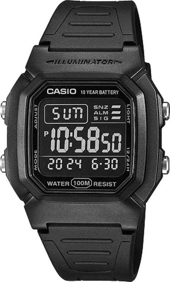 VYRIŠKAS LAIKRODIS CASIO W-800H-1BVES CLASSIC + DĖŽUTĖ