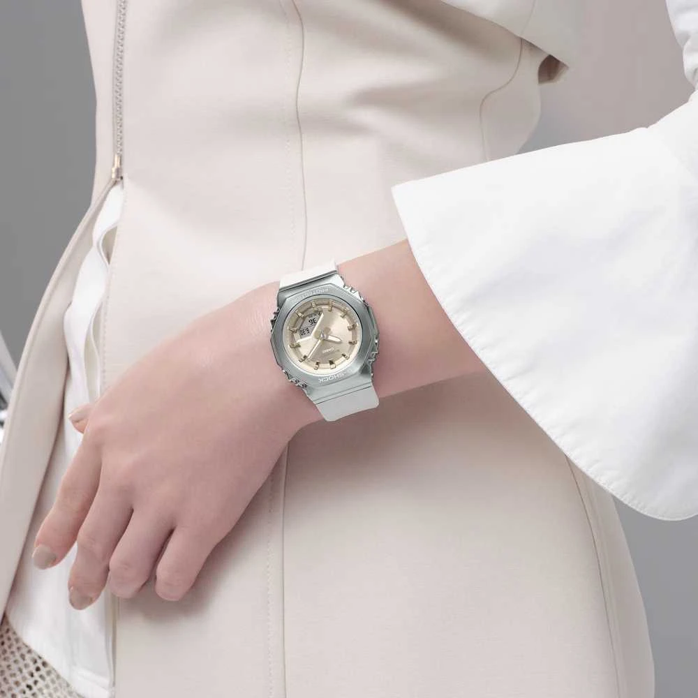 Laikrodis Casio G-shock analoginiai-skaitmeniniai moteriški bateliai GM-S2110-7A9ER