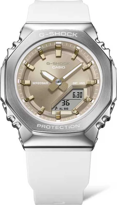Laikrodis Casio G-shock analoginiai-skaitmeniniai moteriški bateliai GM-S2110-7A9ER