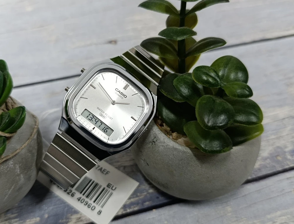 Casio Collection Vintage Vyriškas laikrodis CASIO VINTAGE AQ-240E-7AEF + dėžutė