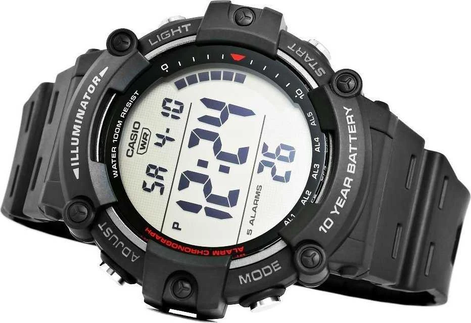Vyriškas laikrodis Casio Sport Illuminator AE-1500WH-1A, Juodos spalvos