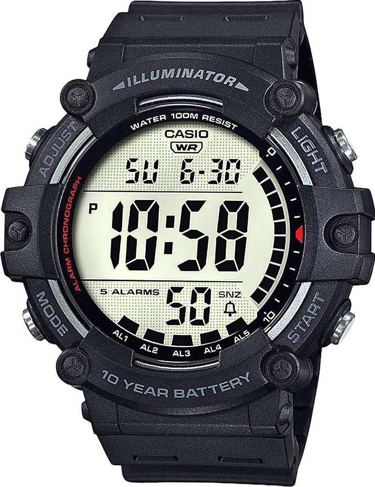 Vyriškas laikrodis Casio Sport Illuminator AE-1500WH-1A, Juodos spalvos