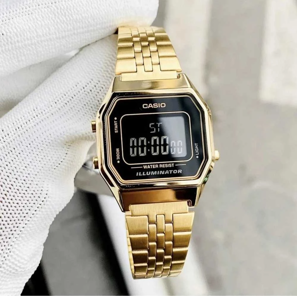 Laikrodis moterims CASIO VINTAGE LA680WGA-1B + BOX